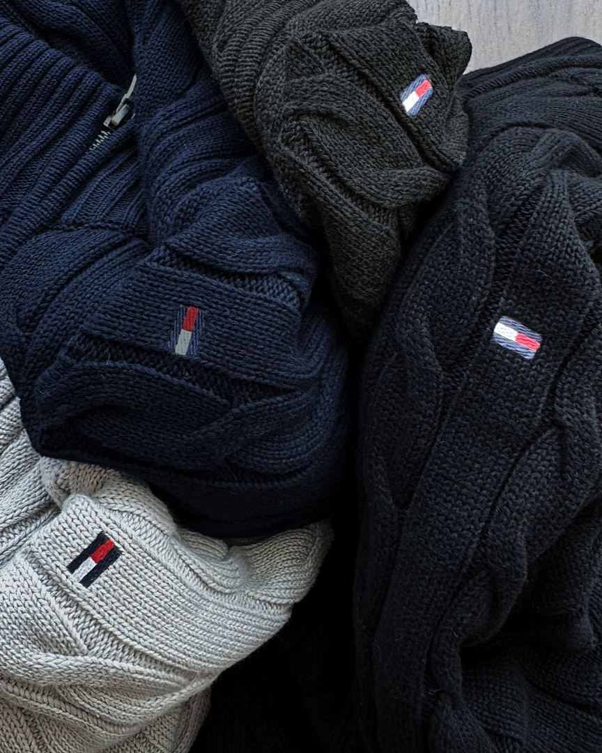 A2937 TM men sweater open collar — תמונה 17
