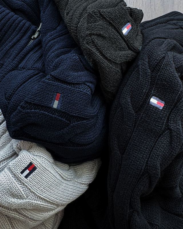 A2937 TM men sweater open collar — תמונה 18