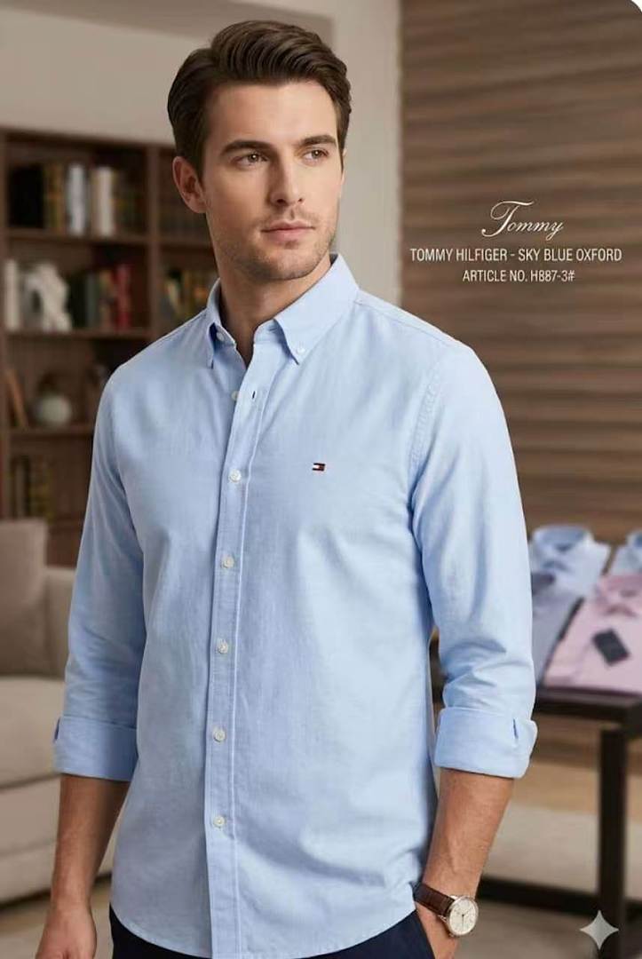 Tommy Hilfiger Regular Fit Oxford Shirt · A725 — תמונה 14