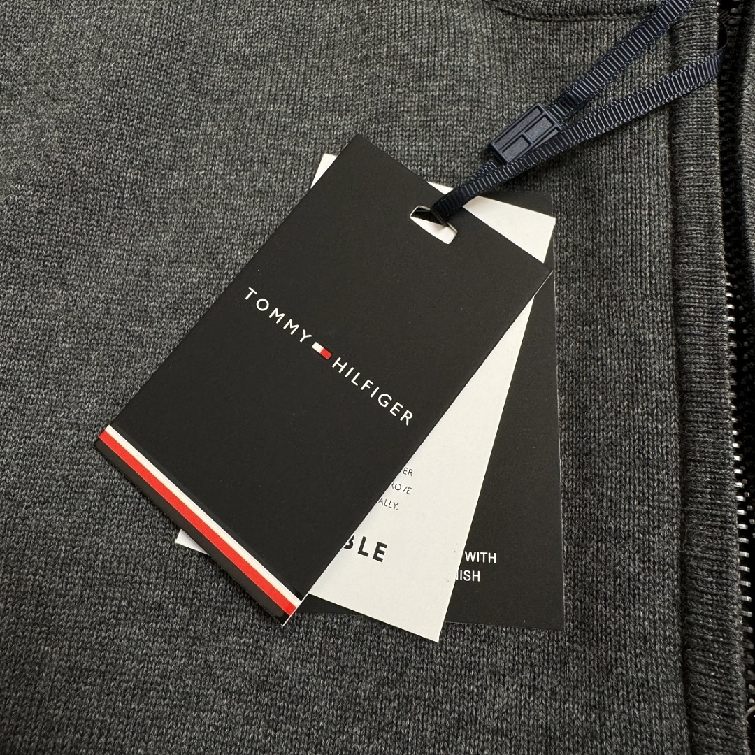 Tommy Hilfiger Zip-Thru Mock Neck Jumper · A3388 — תמונה 8