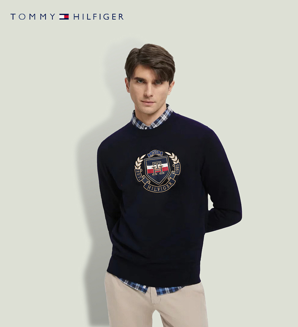 Tommy Hilfiger Crest Logo Fleece Sweatshirt · A2738 — תמונה 14