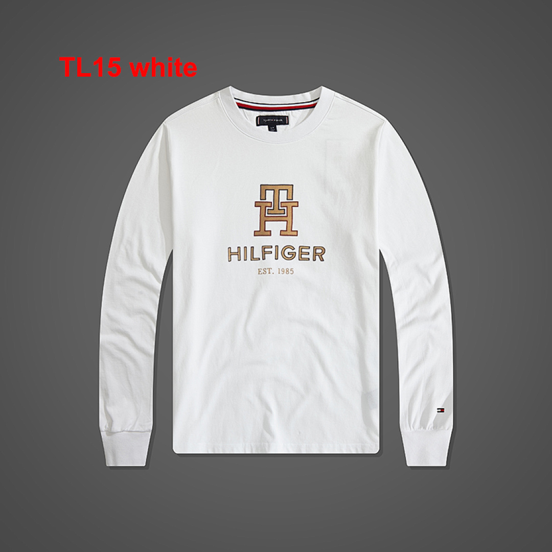Tommy Hilfiger Hilfiger Logo Long-Sleeve T-Shirt · A731