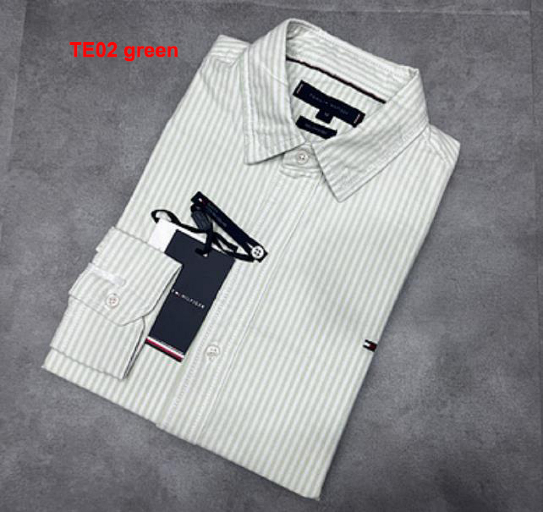Tommy Hilfiger Regular Fit Stripe Stretch Oxford · A1536 — תמונה 6