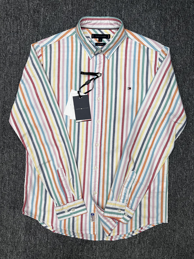 Tommy Hilfiger Regular Fit Stripe Oxford Shirt · A2700 — תמונה 27