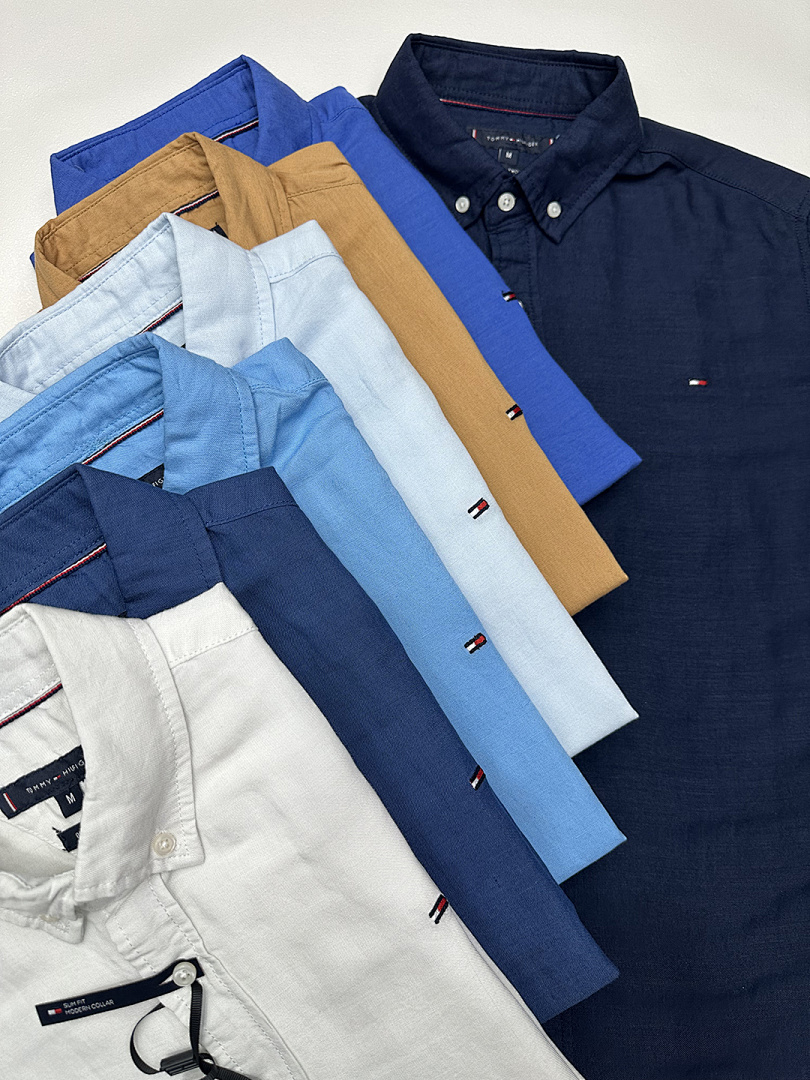 Tommy Hilfiger Regular Fit Linen-Blend Shirt · A2276 — תמונה 17