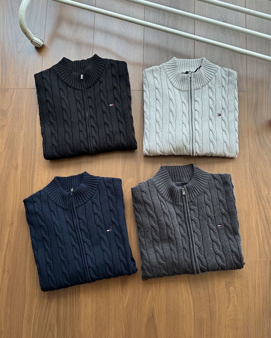A2938 TM men sweater full zipper — תמונה 19