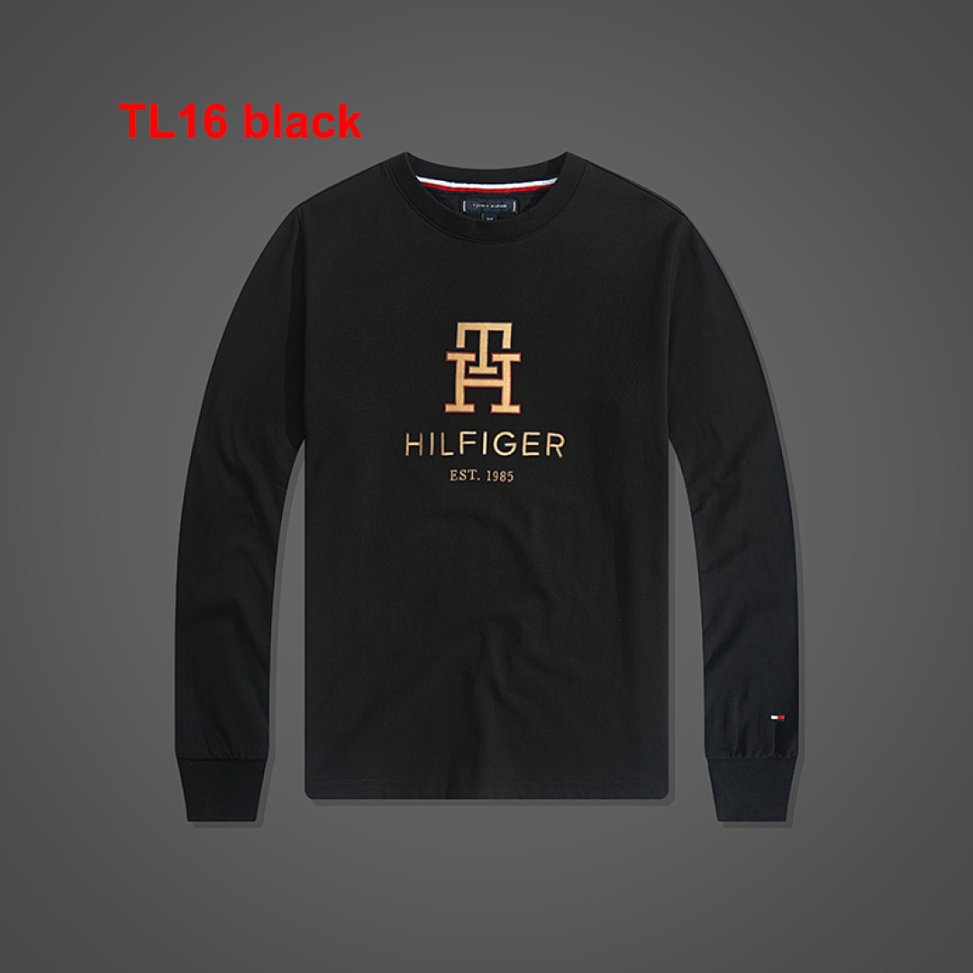 Tommy Hilfiger Hilfiger Logo Long-Sleeve T-Shirt · A731 — תמונה 6