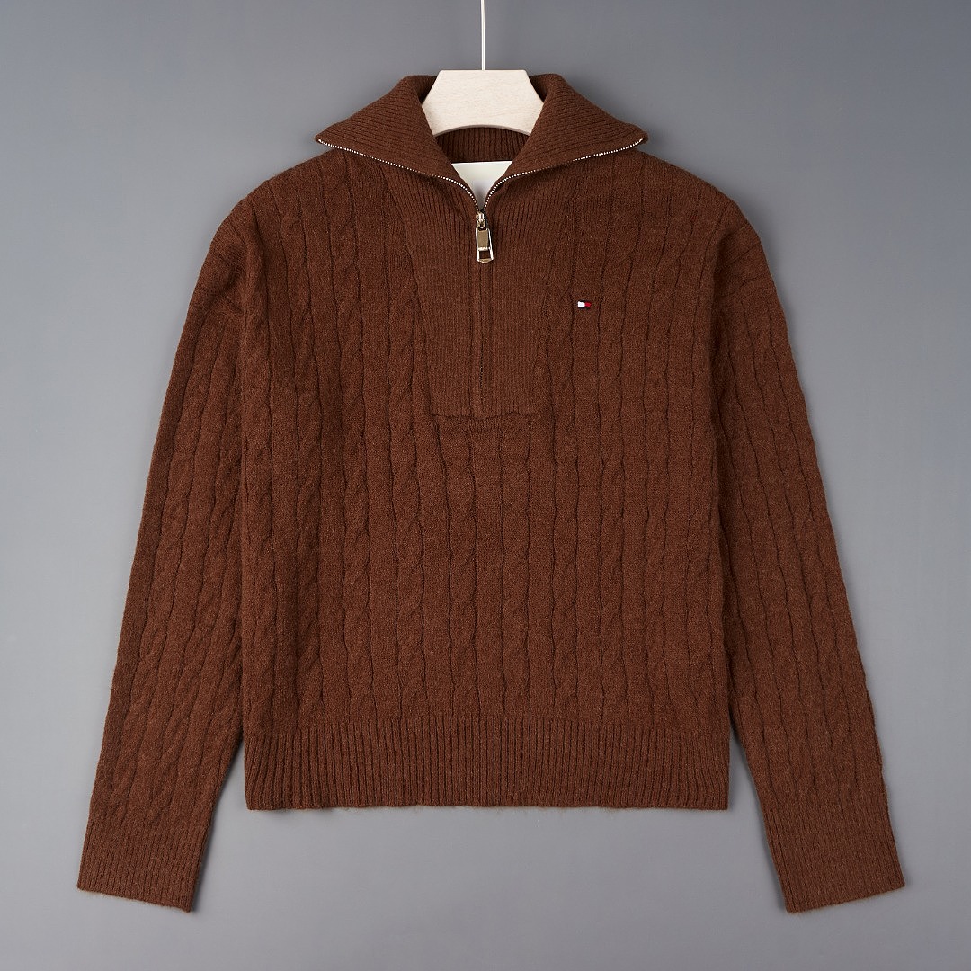 Tommy Hilfiger Cable Knit Quarter-Zip Sweater · A3455 — תמונה 14