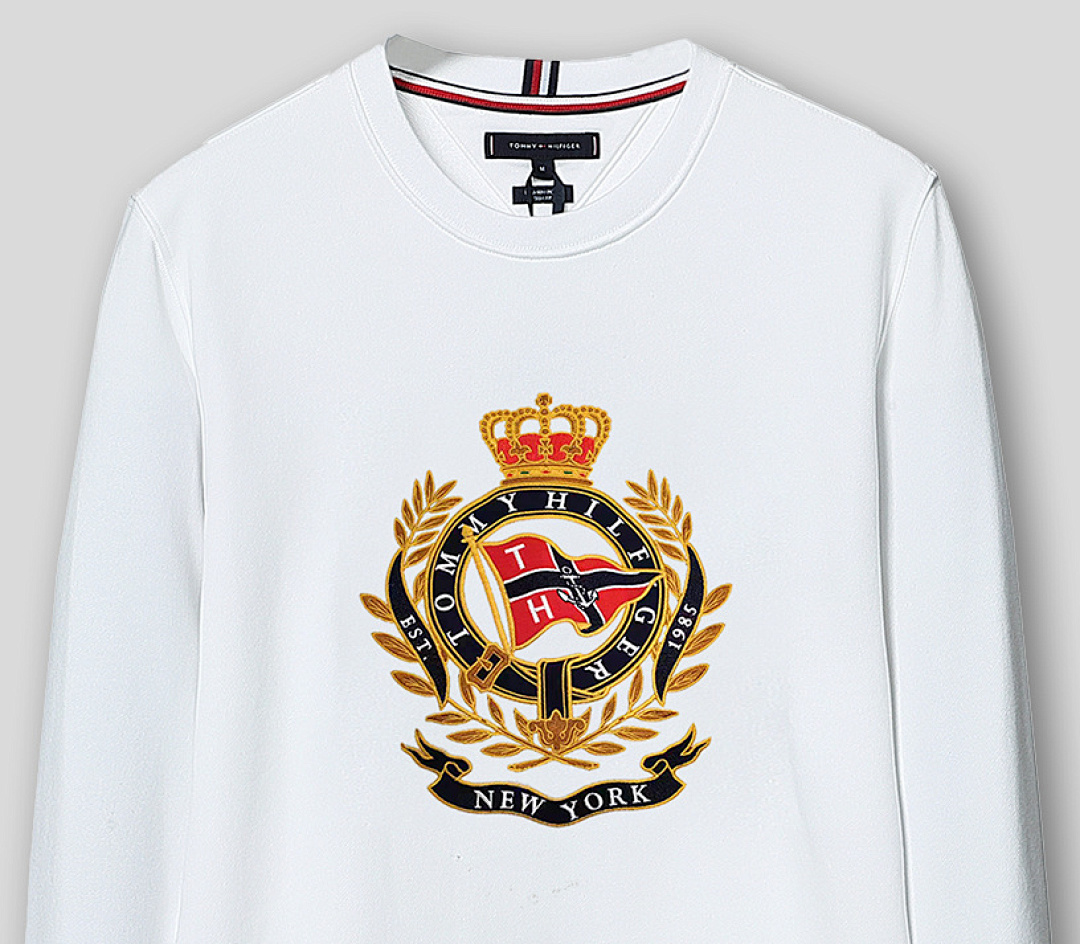 Tommy Hilfiger Crest Logo Fleece Sweatshirt · A2738 — תמונה 46