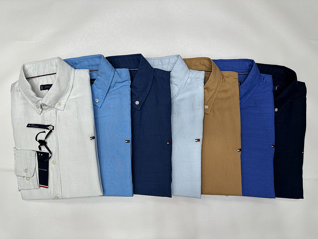 Tommy Hilfiger Regular Fit Linen-Blend Shirt · A2276 — תמונה 15