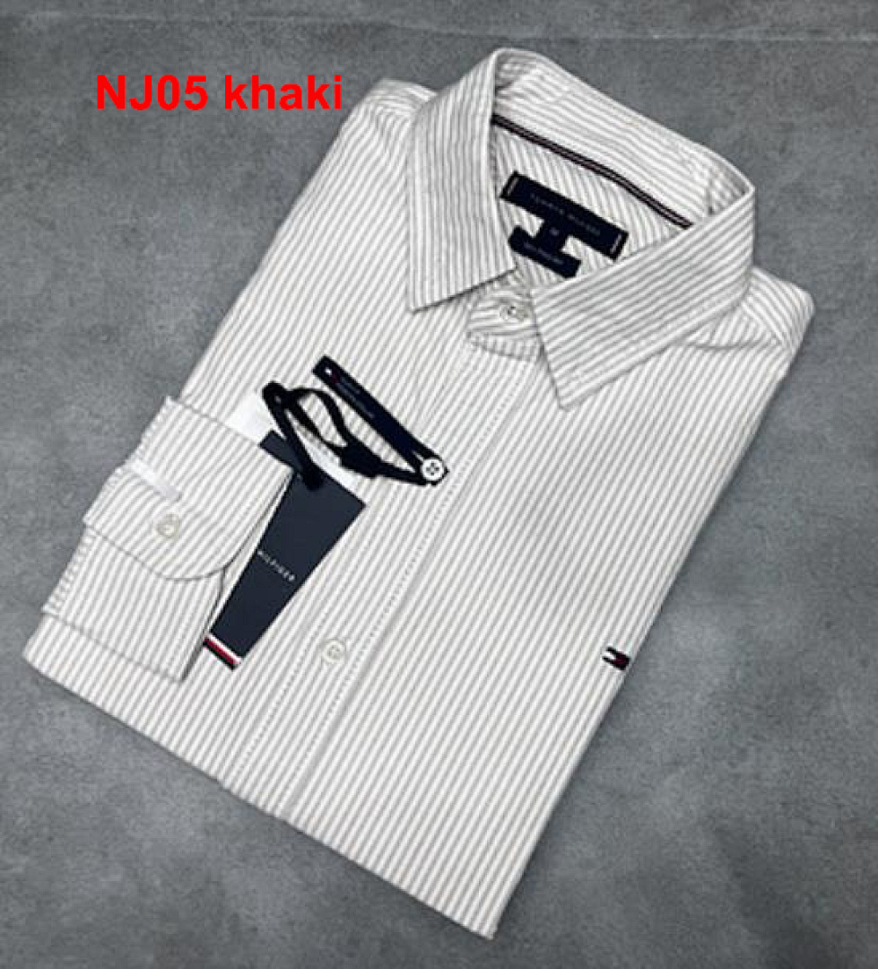 Tommy Hilfiger Regular Fit Stripe Stretch Oxford · A1583 — תמונה 7