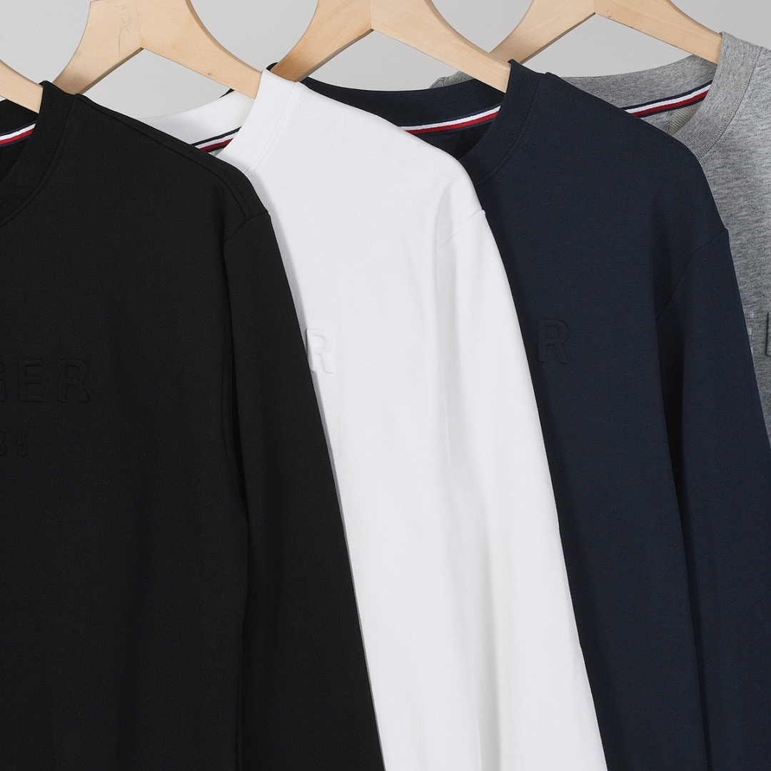 Tommy Hilfiger Crest Embroidery Intechno Knit Sweatshirt · A2552 — תמונה 27