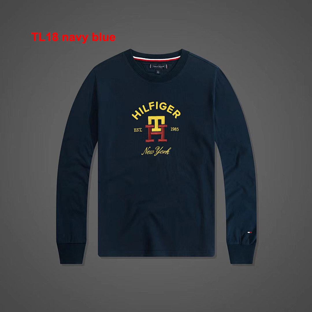 Tommy Hilfiger Hilfiger Logo Long-Sleeve T-Shirt · A731 — תמונה 4