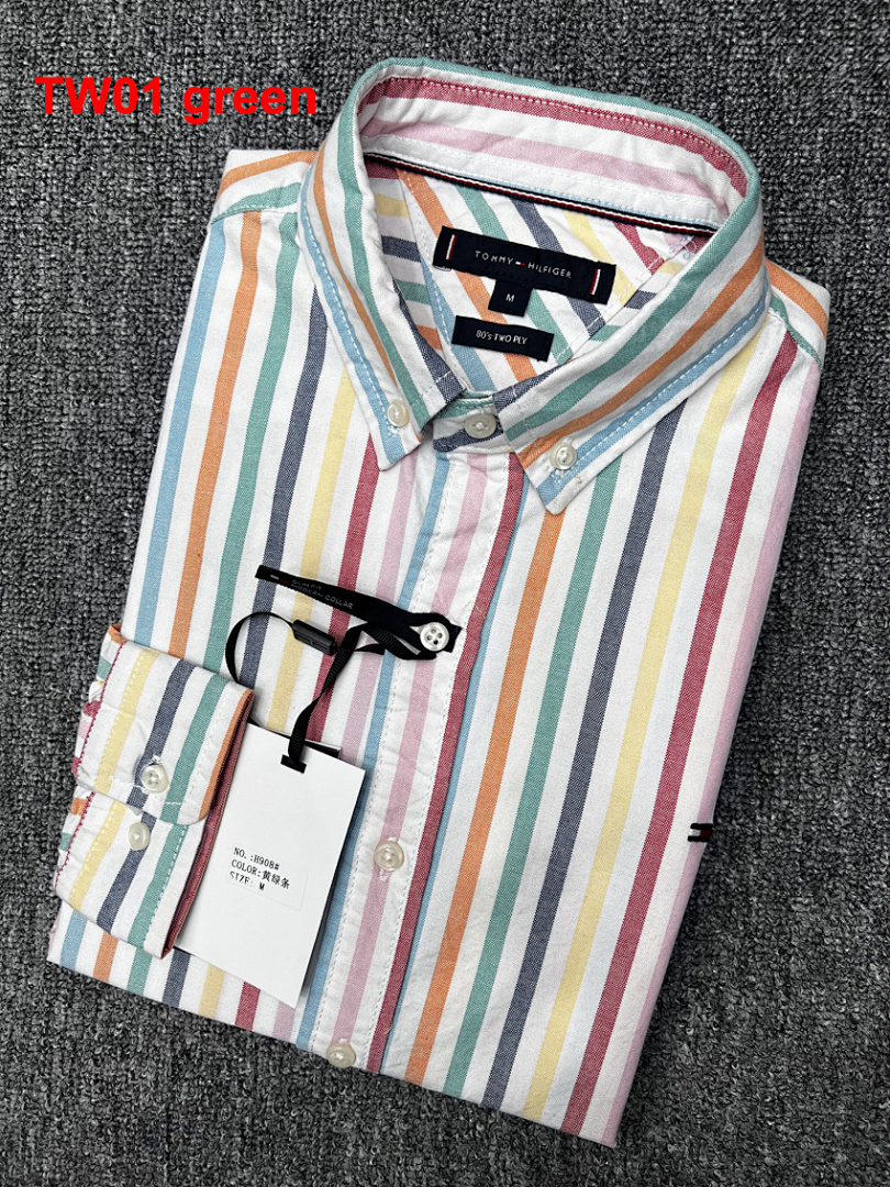 Tommy Hilfiger Regular Fit Stripe Oxford Shirt · A2700 — תמונה 11