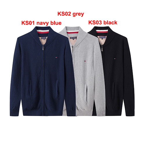 Tommy Hilfiger Cotton Zip Baseball Cardigan · A2794