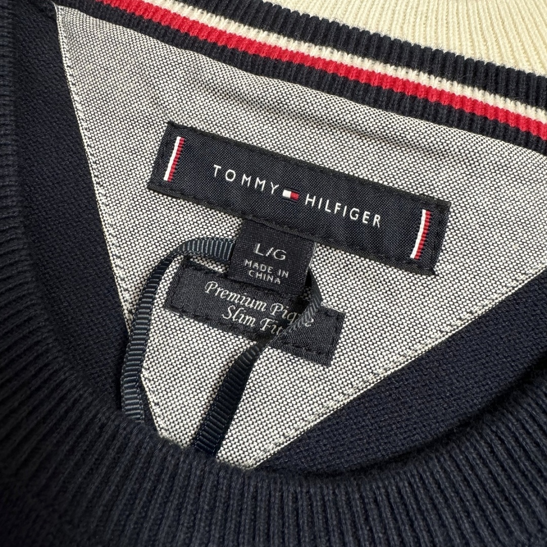 Tommy Hilfiger Rugby Stripe Crewneck Sweater · A3386 — תמונה 13