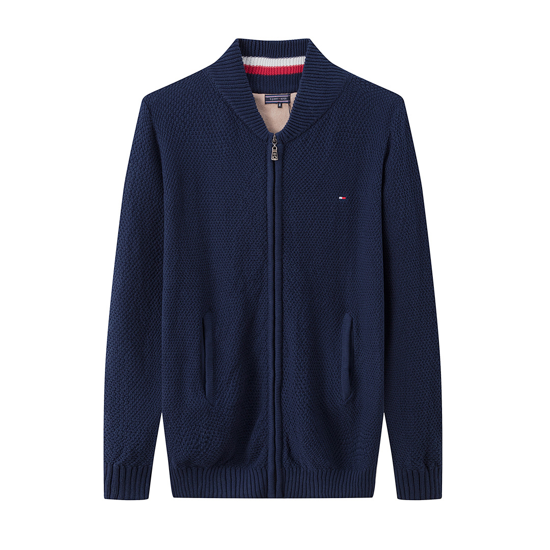 Tommy Hilfiger Cotton Zip Baseball Cardigan · A2794 — תמונה 27