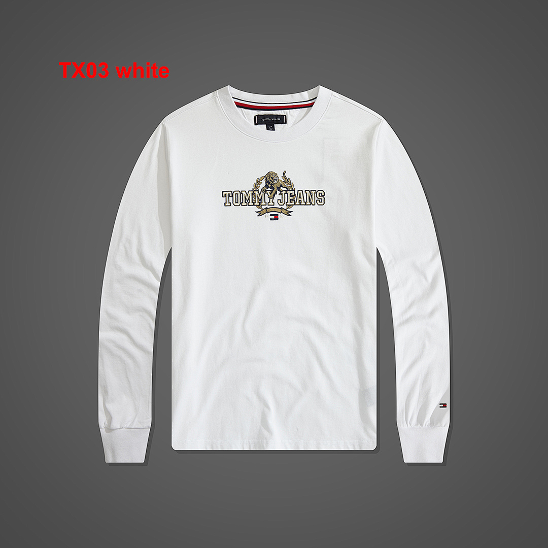 Tommy Hilfiger Slim Logo Long Sleeve T-Shirt · A2531 — תמונה 32