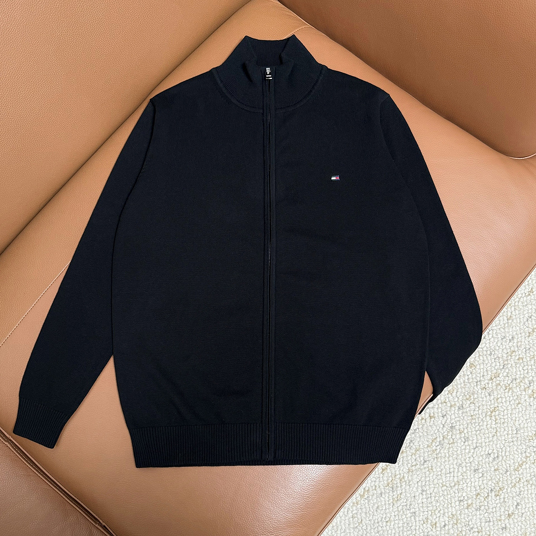 Tommy Hilfiger Zip-Thru Mock Neck Jumper · A3388 — תמונה 12