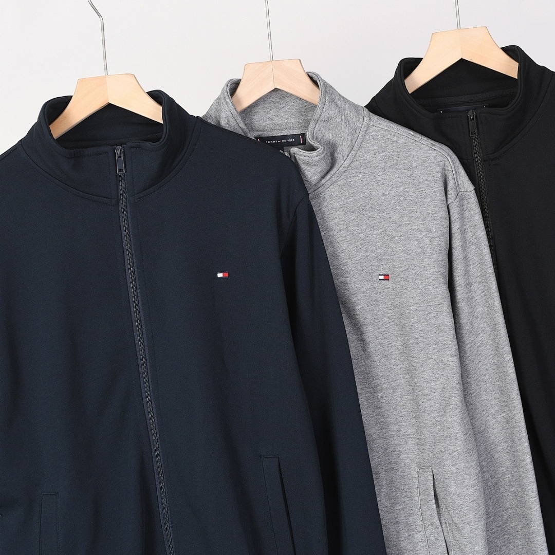 Tommy Hilfiger Stand-Up Collar Zip-Thru Fleece Sweatshirt · A2621 — תמונה 27