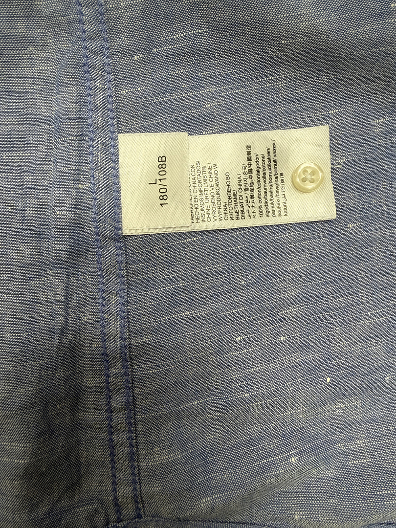 Tommy Hilfiger Regular Fit Band Collar Linen · A3271 — תמונה 4