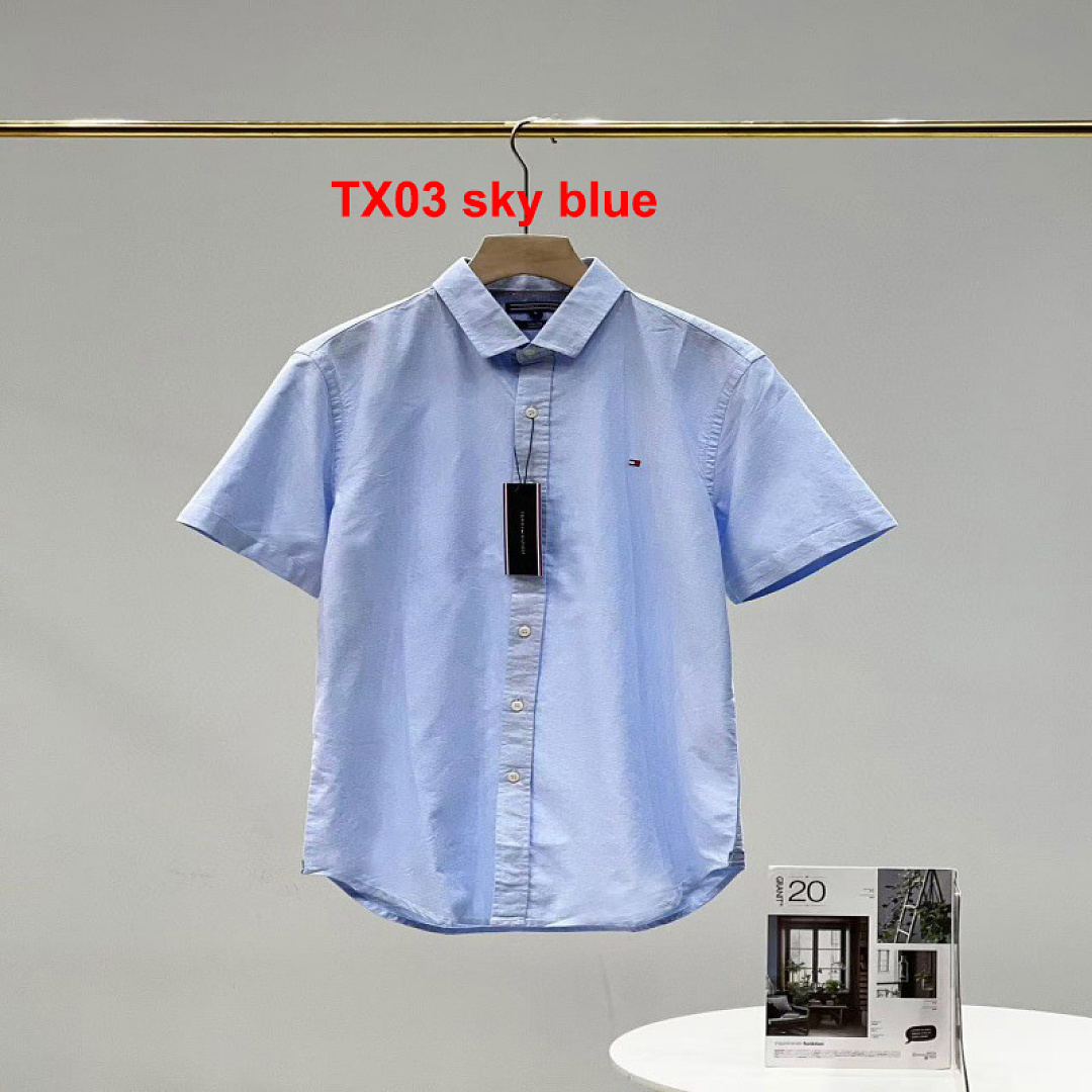 Tommy Hilfiger Regular Fit Short-Sleeve Oxford Shirt · A3202 — תמונה 4