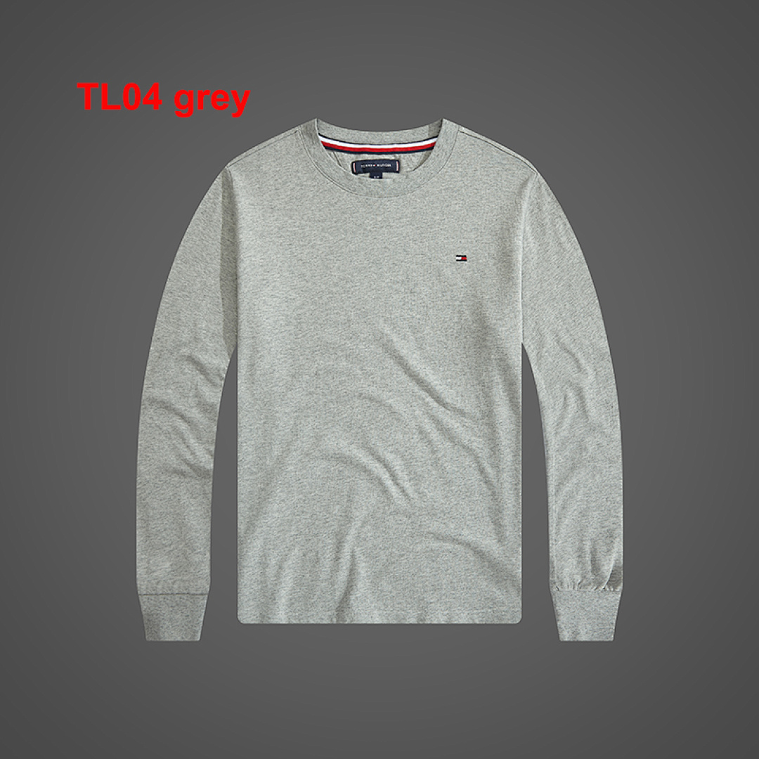 Tommy Hilfiger Hilfiger Logo Long-Sleeve T-Shirt · A731 — תמונה 13
