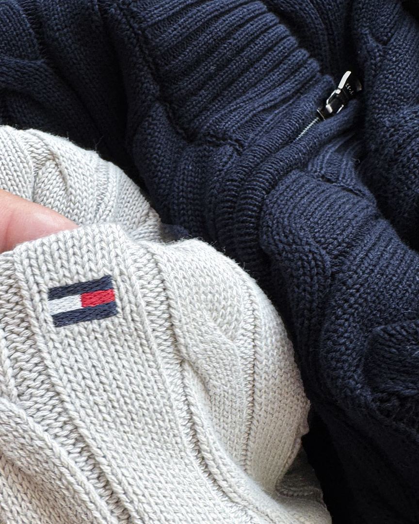 A2937 TM men sweater open collar — תמונה 13
