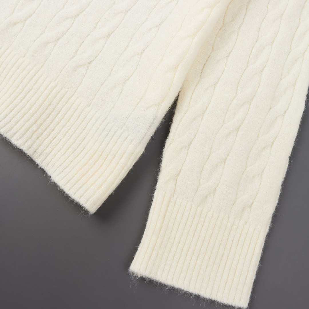 Tommy Hilfiger Cable Knit Quarter-Zip Sweater · A3455 — תמונה 9