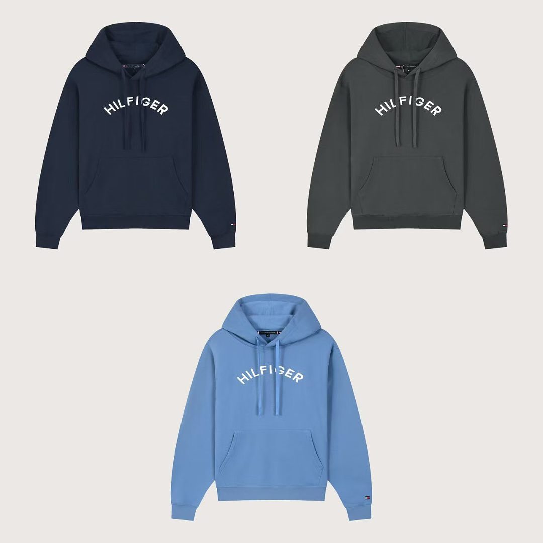 Tommy Hilfiger Embroidered Hilfiger Crest Hoodie · A3416 — תמונה 45