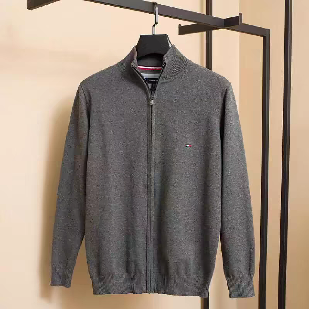 Tommy Hilfiger Zip-Thru Mock Neck Jumper · A3388 — תמונה 5