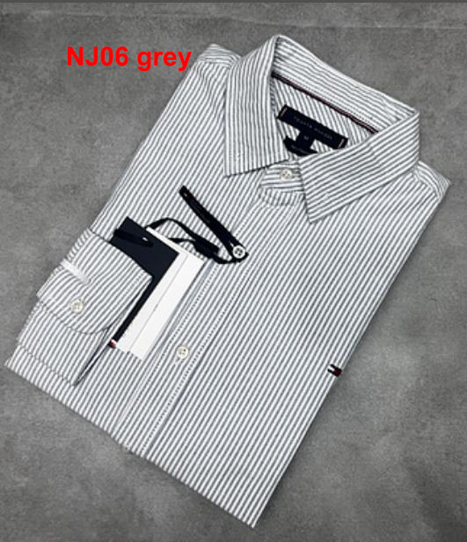 Tommy Hilfiger Regular Fit Stripe Stretch Oxford · A1583 — תמונה 6