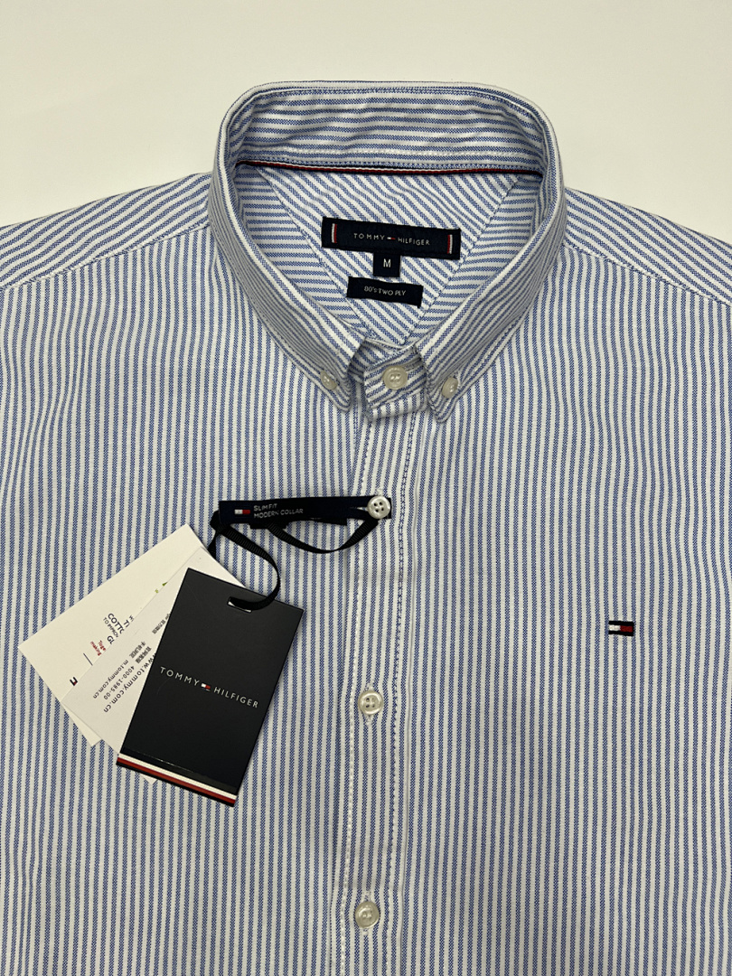 Tommy Hilfiger Regular Fit Stripe Oxford Shirt · A2424 — תמונה 10
