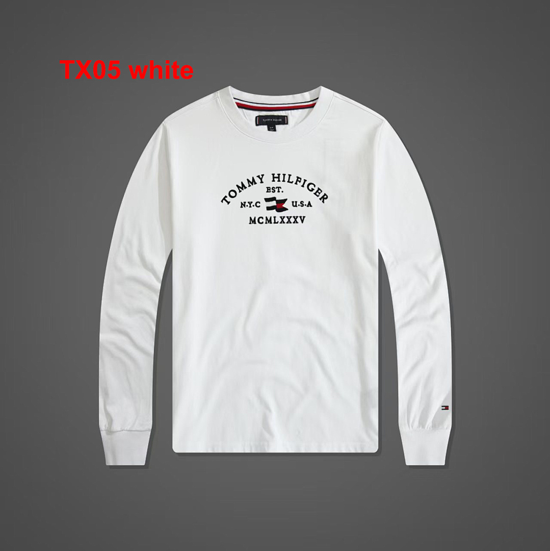 Tommy Hilfiger Slim Logo Long Sleeve T-Shirt · A2531 — תמונה 30