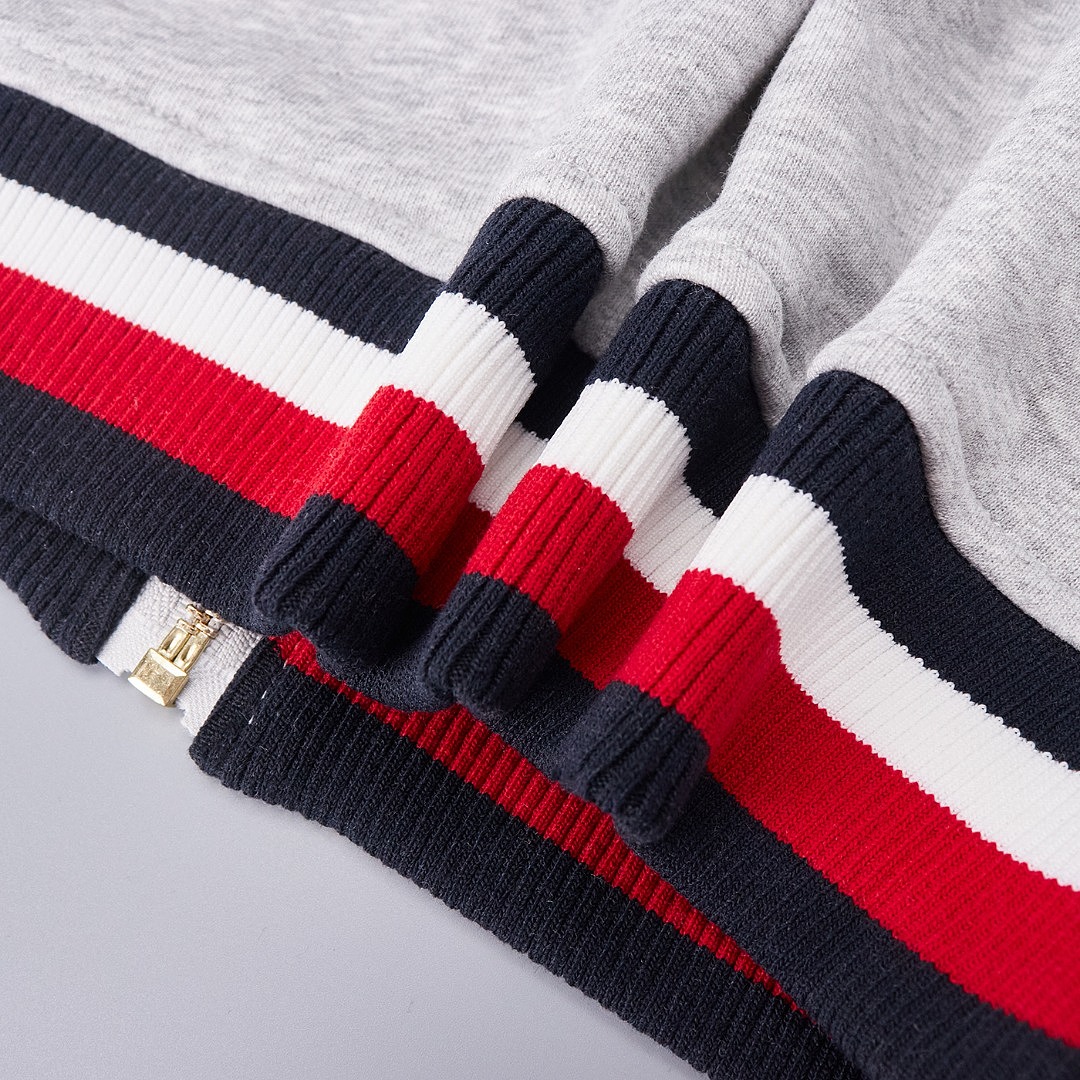 Tommy Hilfiger Signature Stripe Hem Zip Hoodie · A3391 — תמונה 14
