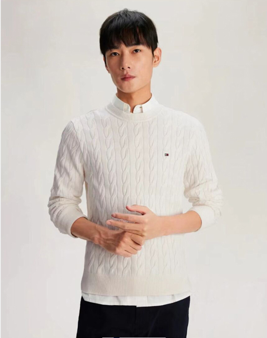 Tommy Hilfiger Cable Knit Sweater · A2103 — תמונה 19