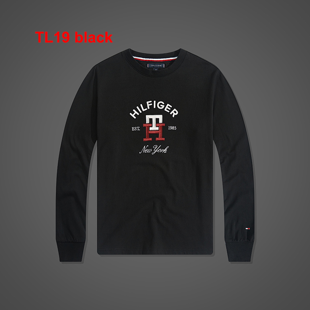 Tommy Hilfiger Hilfiger Logo Long-Sleeve T-Shirt · A731 — תמונה 3