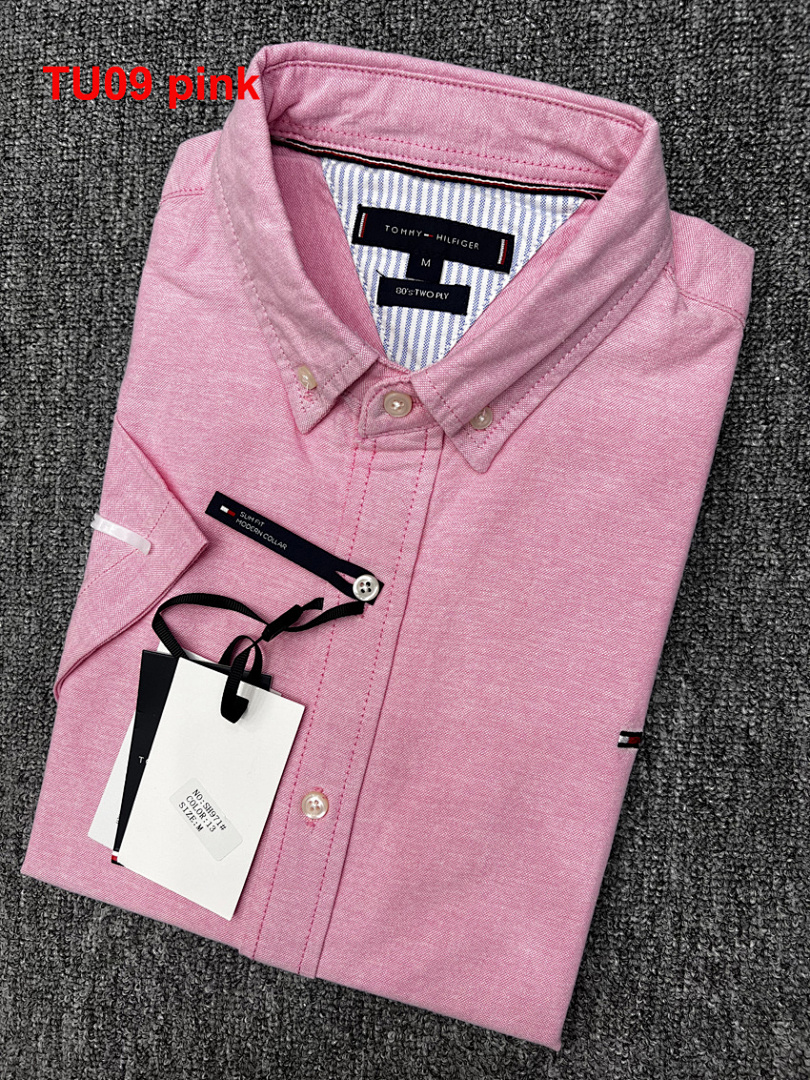 Tommy Hilfiger Regular Fit Short-Sleeve Oxford Shirt · A1540 — תמונה 9