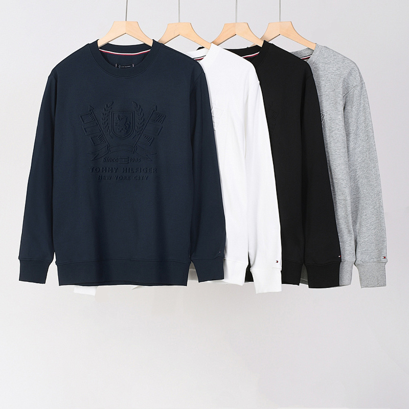 Tommy Hilfiger Crest Embroidery Intechno Knit Sweatshirt · A2552