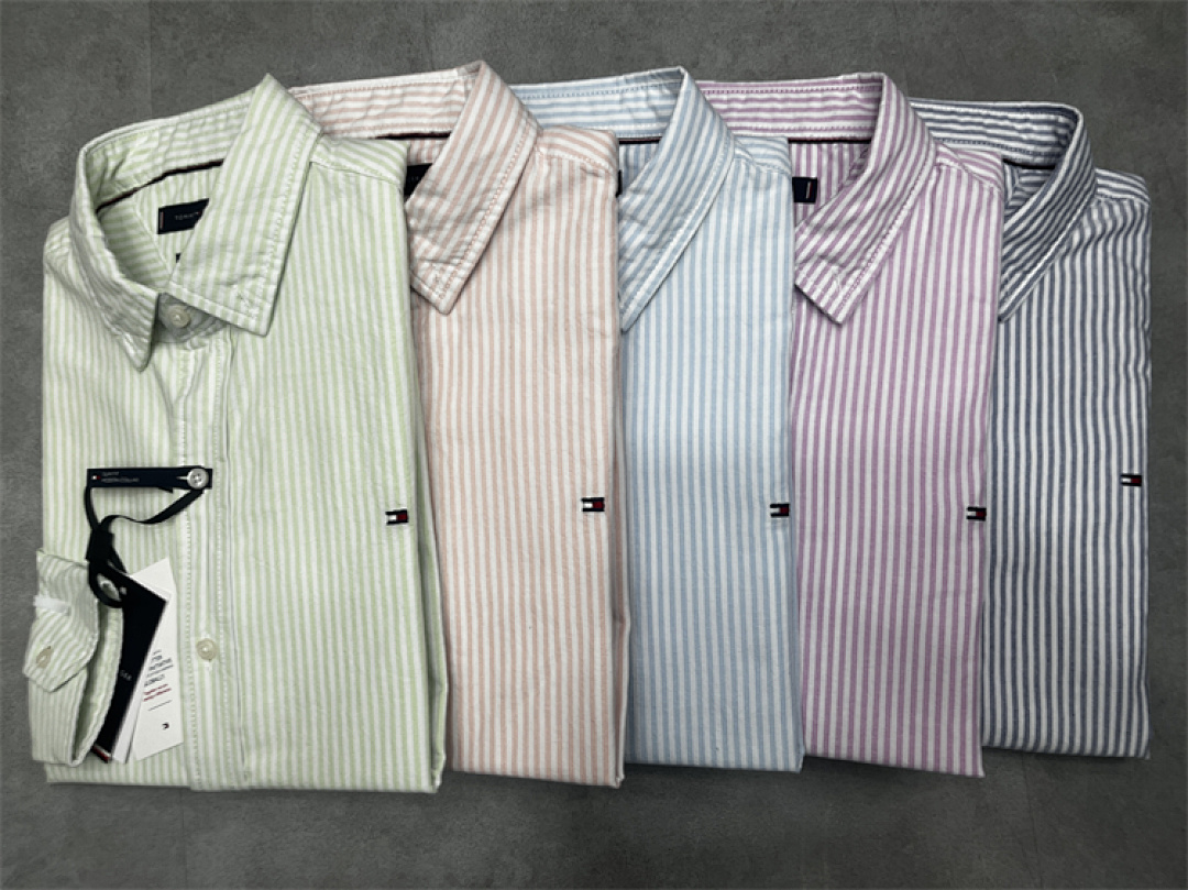 Tommy Hilfiger Regular Fit Stripe Stretch Oxford · A1536 — תמונה 17