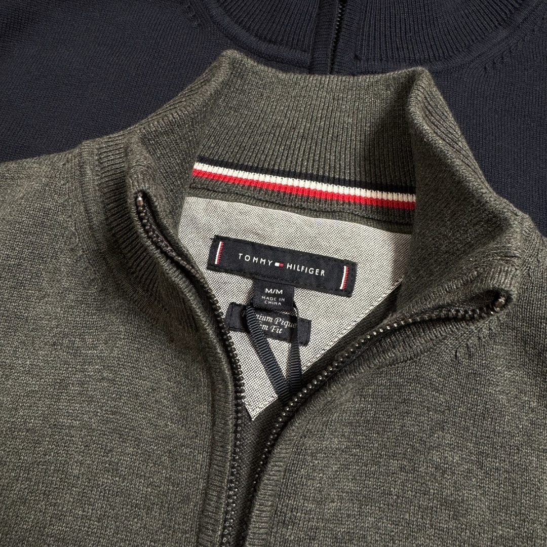 Tommy Hilfiger Zip-Thru Mock Neck Jumper · A3388 — תמונה 9