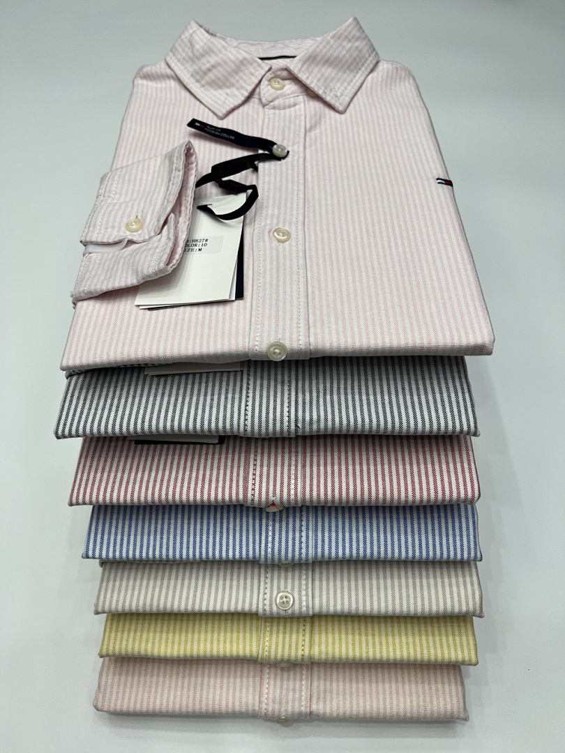 Tommy Hilfiger Regular Fit Stripe Oxford Shirt · A2424 — תמונה 14