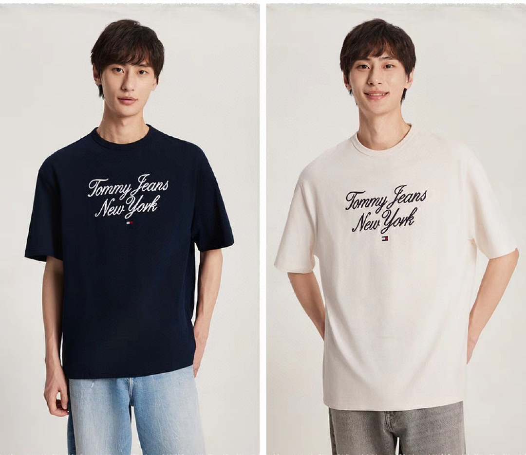 Tommy Hilfiger Oversized Luxe Serif NY Tee · A3096 — תמונה 46