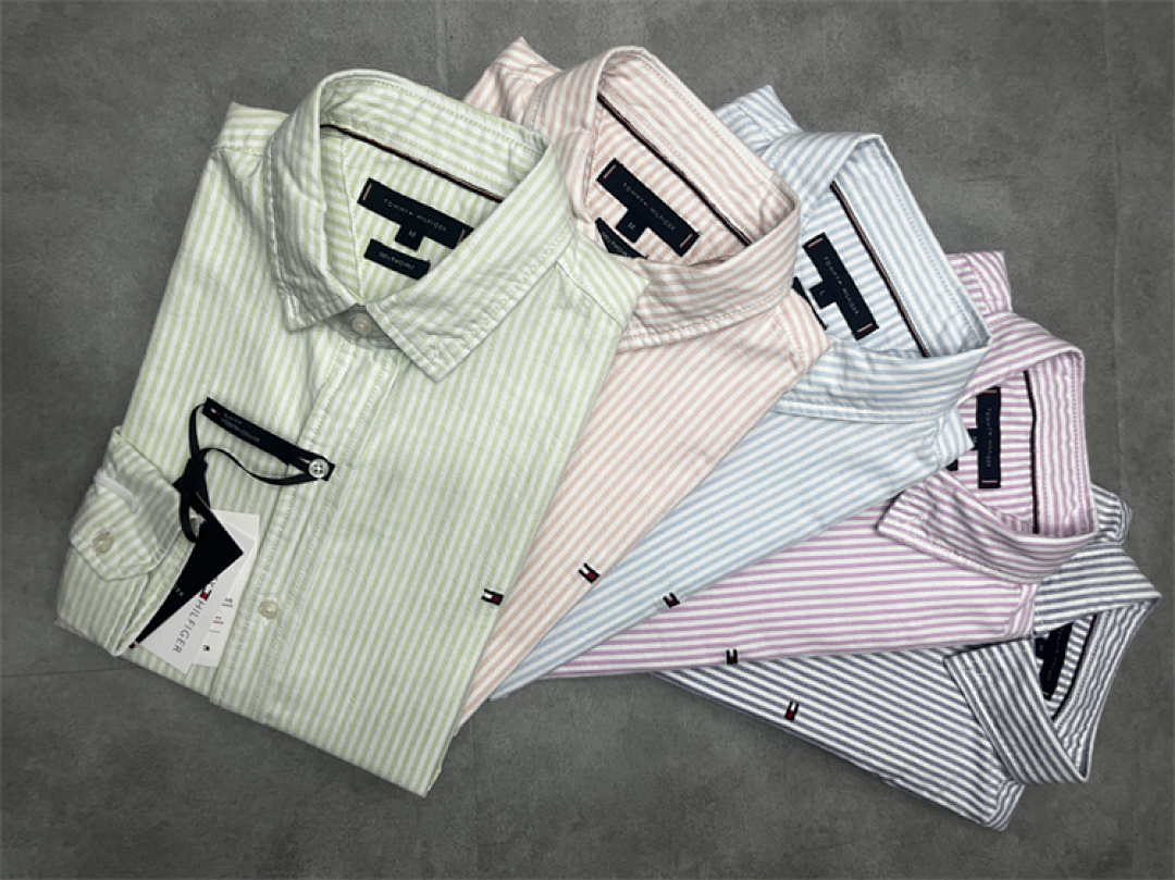 Tommy Hilfiger Regular Fit Stripe Stretch Oxford · A1536 — תמונה 16