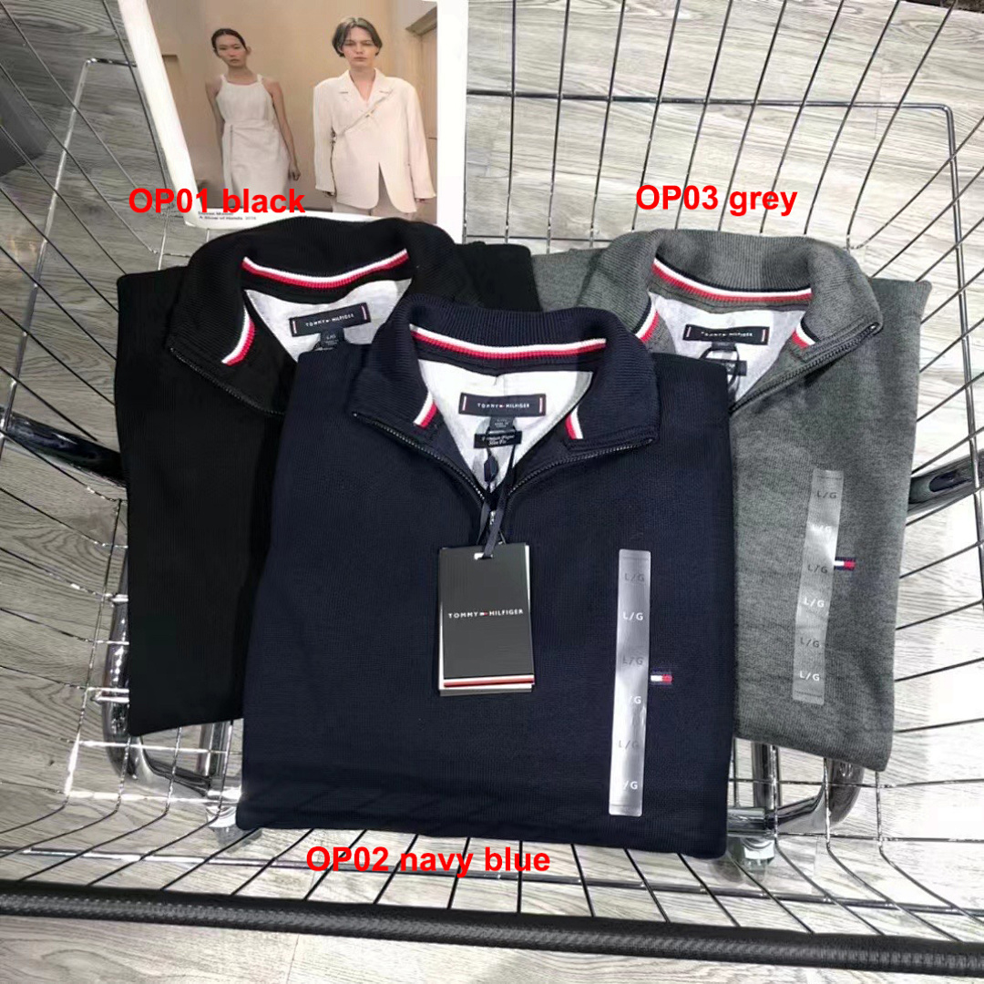 Tommy Hilfiger Classic Quarter-Zip Sweater · A1675