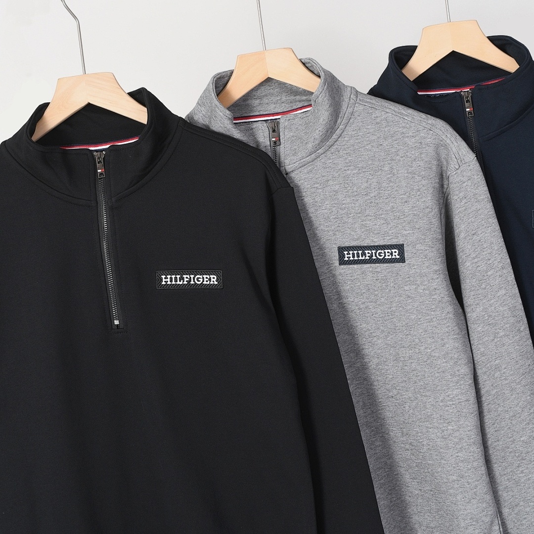 Tommy Hilfiger Tommy Badge Quarter-Zip · A2600 — תמונה 16