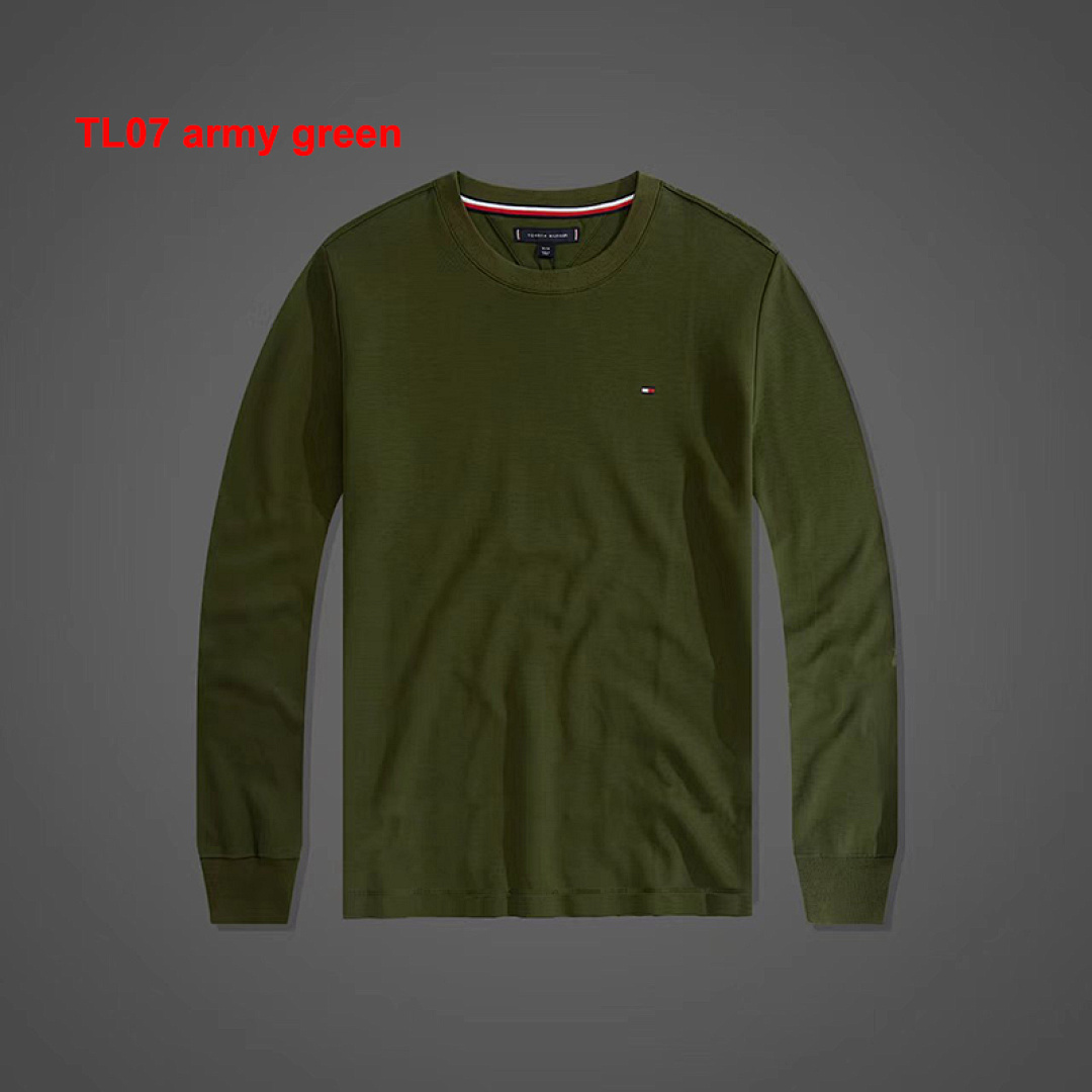 Tommy Hilfiger Hilfiger Logo Long-Sleeve T-Shirt · A731 — תמונה 11