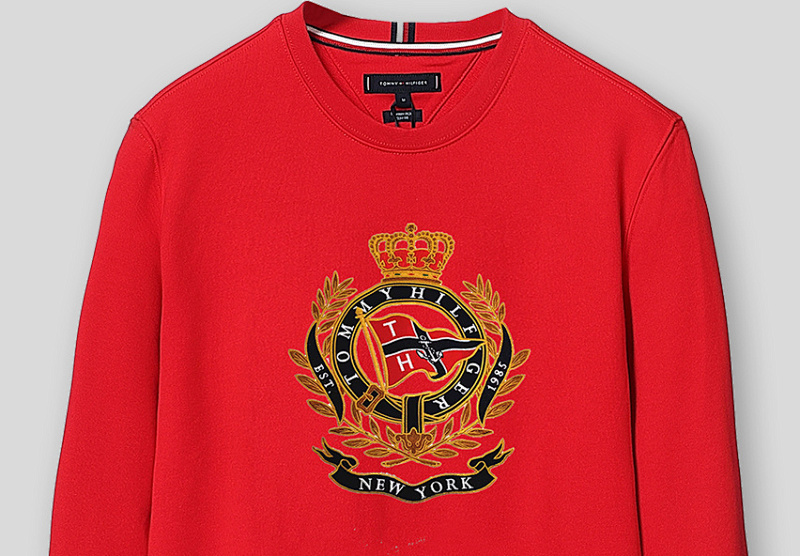 Tommy Hilfiger Crest Logo Fleece Sweatshirt · A2738 — תמונה 43