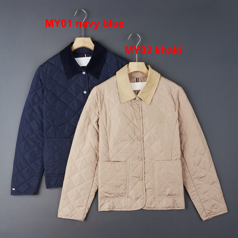 Tommy Hilfiger Crest Embroidery Padded Quilted Slim · A3467