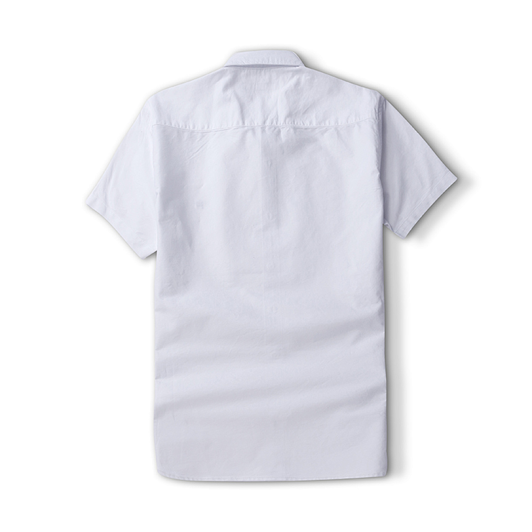 Tommy Hilfiger Regular Fit Short-Sleeve Oxford Shirt · A575 — תמונה 15